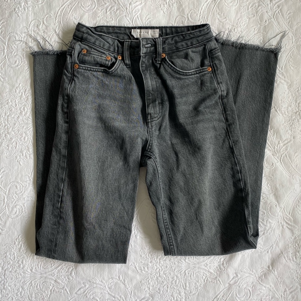 Topshop Straight Leg Jeans